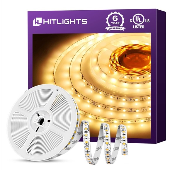 HitLights: Warm White LED Strip Lights (3000-3200K) - Picture 1 of 6